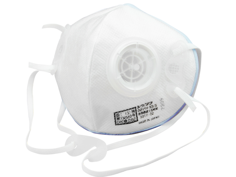 日本重松制作所DD11V防護(hù)口罩KN95霧霾跑步流感飛沫防塵顆?；ǚ?圖1)