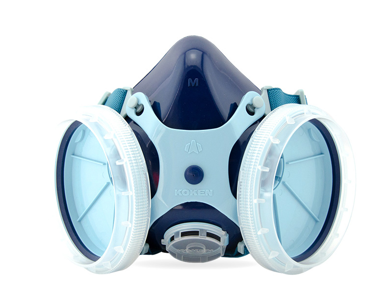 日本興研KOKEN防毒面具RR-7-05型面罩甲醛有機氣體甲苯辦公室裝修(圖4)