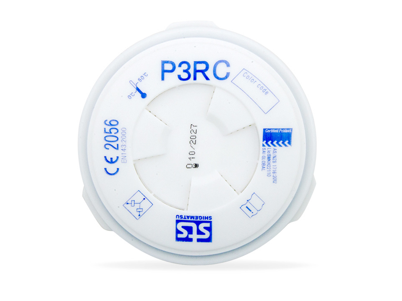 日本shigematsu重松制作所P3RC防塵盒蓋子99.9%過(guò)濾效率石材打磨(圖3)