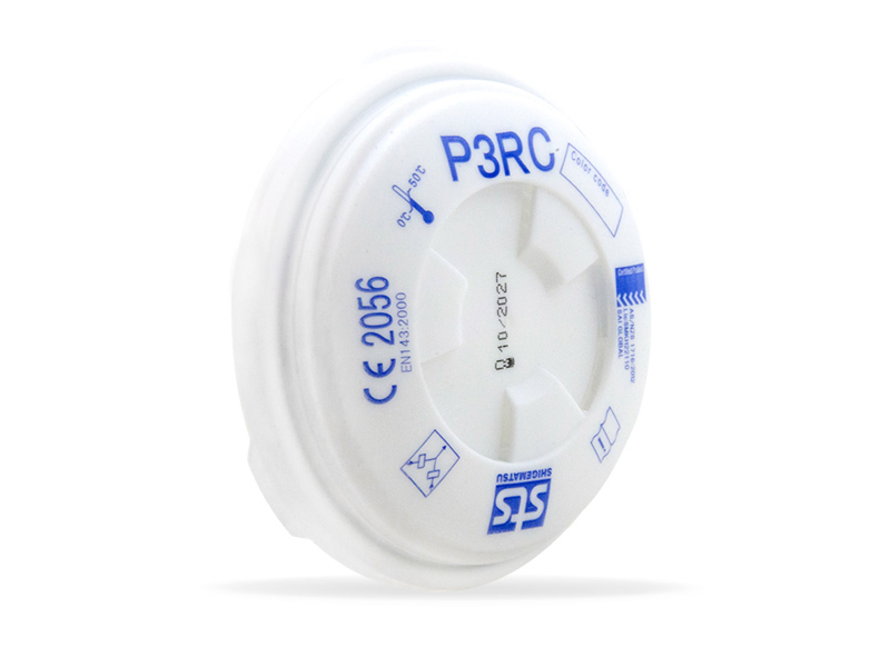 日本shigematsu重松制作所P3RC防塵盒蓋子99.9%過(guò)濾效率石材打磨(圖2)