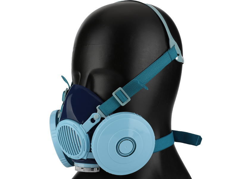 KOKEN/興研進口1091D-04防塵面具雙濾棉濾芯焊接礦業(yè)視野廣輕便(圖4)